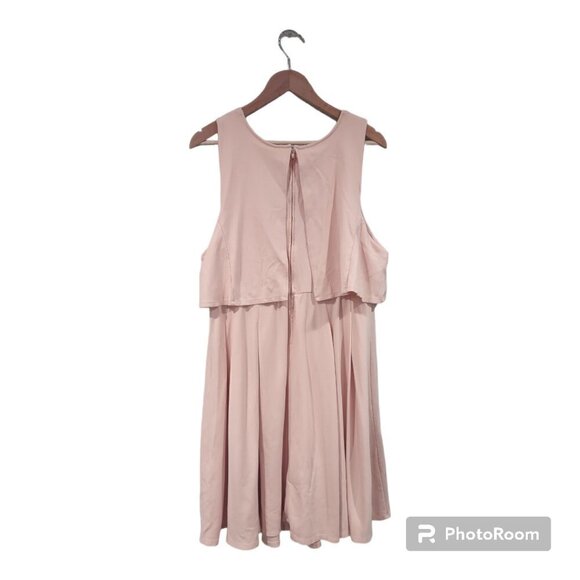 Torrid Pink Blush Sleeveless Midi Dress Size 18 - Picture 3 of 5
